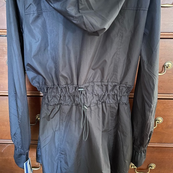 NWT • APANA Brand • Black Women's Hooded Jacket w Thumb Holes • Activewear - Picture 8 of 16